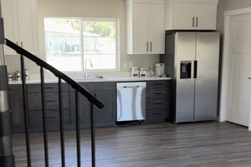 kitchen at Mantua lakehouse